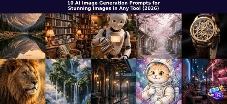 10 AI Image Generation Prompts for Stunning Images in Any Tool (2026)