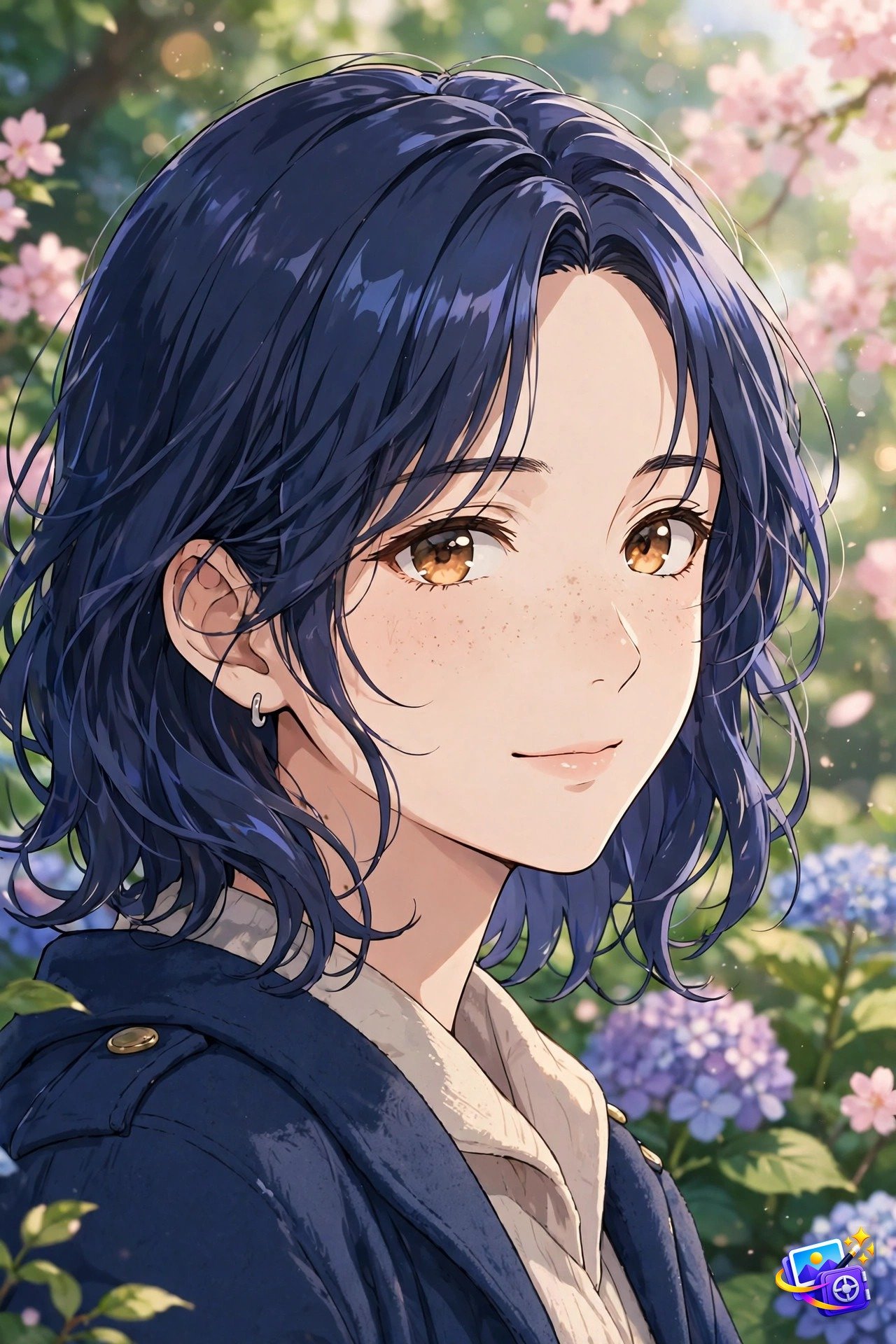 Best ai image prompts anime example with vibrant animated style