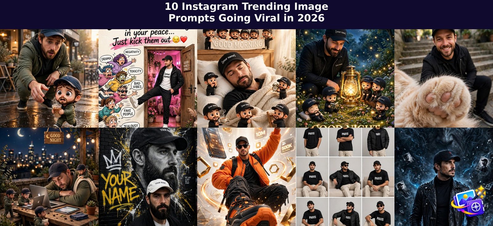 10 Instagram Trending Image Prompts Going Viral in 2026