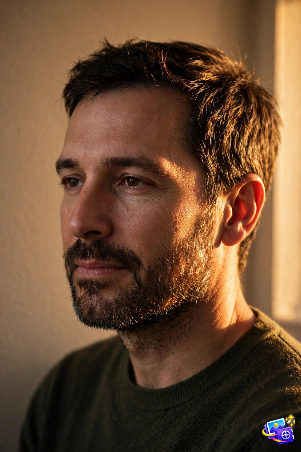 How to write ai image prompts light example with golden window light